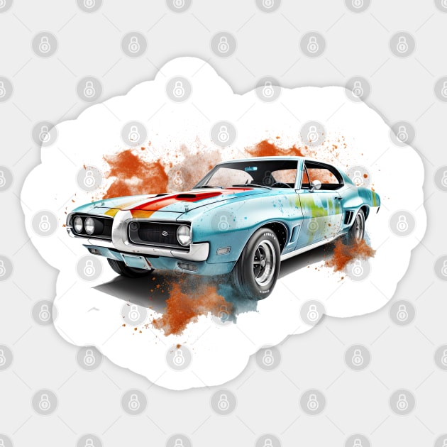 Pontiac GTO Sticker by Urban Archeology Shop Gallery